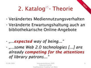 Präsentation Innovationsforum 2009