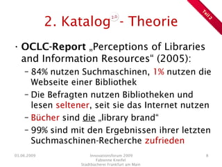 Präsentation Innovationsforum 2009