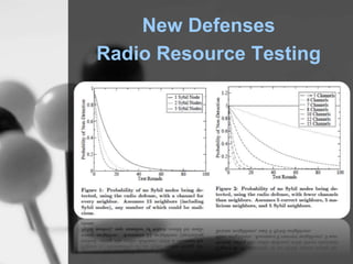 New Defenses
Radio Resource Testing
 
