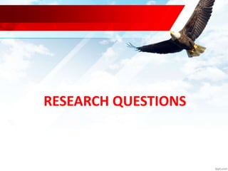 RESEARCH QUESTIONS
 
