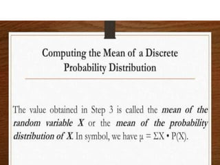 RANDOM VARIABLES AND PROBABILITY DISTRIBUTION