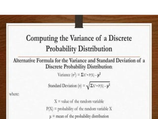 RANDOM VARIABLES AND PROBABILITY DISTRIBUTION