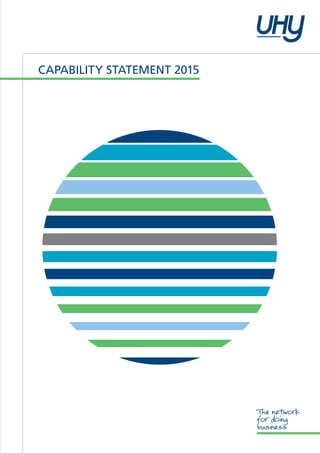 CAPABILITY STATEMENT 2015 
The network 
for doing 
business  