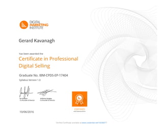 Verified Certificate available at www.credential.net/10238277
 