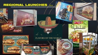 REGIONAL LAUNCHES 2013
 