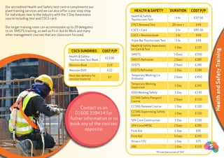 *Prices exclusive of VAT
 