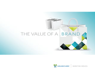 MARKETING SERVICES
THE VALUE OF A BRAND
 