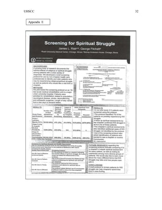 UHSCC 32
Appendix E
 