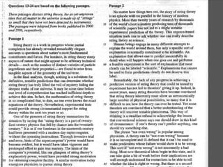 SAT Critical Reading-Passage-based
Reading
 