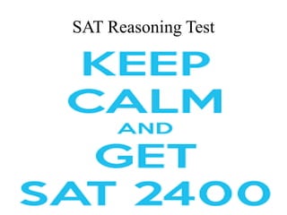 SAT Reasoning Test
 