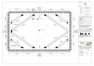 SEC
.A-A
SEC
.A-A
EXC.LVL=( -15.30m )
3985cm
2440cm
753cm
528cm528cm528cm
55°
753cm 753cm 753cm 753cm
528cm106cm
753cm 753cm 753cm 753cm 753cm
528cm528cm528cm528cm
106cm
55°
35°
55°
55°
35°35°
35°
55°
55°
35°
55°
55°
35°35°
35°
1712cm
792cm
1712cm
792cm
1712cm
792cm
1712cm
792cm
3985cm
2440cm
EXC.LVL=( -13.60m )
1
2
3
4
5
6
7
8
9
10
11
12
13
14
15
16
17
18
19
20
21
22
23
24
25
26
27
28
29
30
31
32
33
34
35
36
37
38
39
40
41
42
43
44
45
46
47
48
49
50
51
52
53
54
55
56
57
58
59
60
61
62
63
64
65
66
67
68
69
70
71
72
73
74
75
76
77
78
79
80
81
82
83
84
85
86
87
88
89
90
91
92
93
94
95
96
97
98
99
100
101
102
103
104
105
106
107
108
109
110
111
112
113
114
115
116
117
118
119
120
121
122
123
124
125
126
127
128
129
130
131
132
133
134
135
136
137
138
139
140
141
142
143
144
145
146
147
148
149
150
151
152
153
154
155
156
157
158
159
160
161
162
163
164
165
166
167
168
169
170
171
172
173
174
175
176
4165cm
2620cm
10cm10cm
10cm 10cm
DETAIL -L
DETAIL -E
DETAIL -F
KEY PLAN:
Drawing No.
Submission Date
Project ID
Official Use Only
Revision No.
Scale
Plan ID
Drawing Title
NORTH DIRECTION
01
08-MAR-2014
REV. DATE DESCRIPTION
TEL: (02)5504222 P.O. BOX: 48181 FAX: (02)5504221
Piling Contractor
SHORING LAYOUT ,DETAILS &SECTIONS
Australian Piling
Technology
CP-493
SHORING
PLOT.NO
E 20-01
Consultant
PROJECT:
AREASECTOR JOB NO.
C-76 ABU DHABI
MAIN CONTRACTING
88
PILE
LEGEND
DIM
(mm)
No.Of
Piles
Anchor
Type
F.cu
(N/mm²)
TOE
LEVEL
(m)
900
-19.50
40
No.of
Anchor
900 2088
PILE
TYPE
HARD
SOFT
TOTAL :SHORING IN THIS DRAWING 1761-176
01 15-APR-2014
COMMERCIAL BUILDING
CLIENT
MRS .SHIRINA MATTAR BINT
RASHID AL-MANSOURY
(3B + G + M + 4 +P+ ROOF FLOOR)
Kojakian Eng'g Consultants
45786
PLOT NO:- C-67 (E20-01)
SH1
SECANT PILES WITH STRUT
 