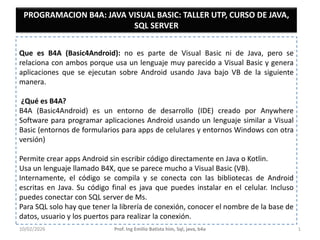 A4B Java , visual basic ppt operacion Base Datos II 2026.pdf