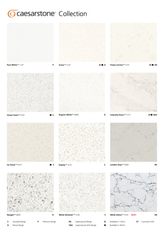 Caesarstone Nature Inspired Brochure | PDF