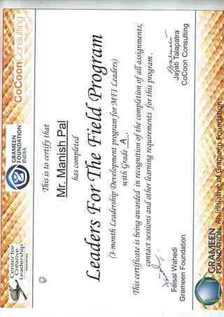 Leadership Development Program Certificate | PDF