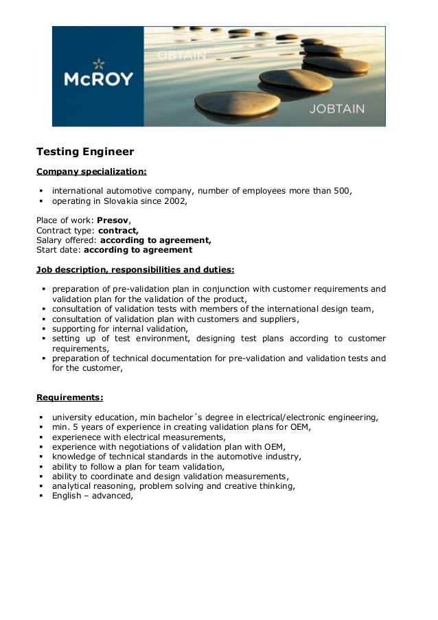 automotive test engineer