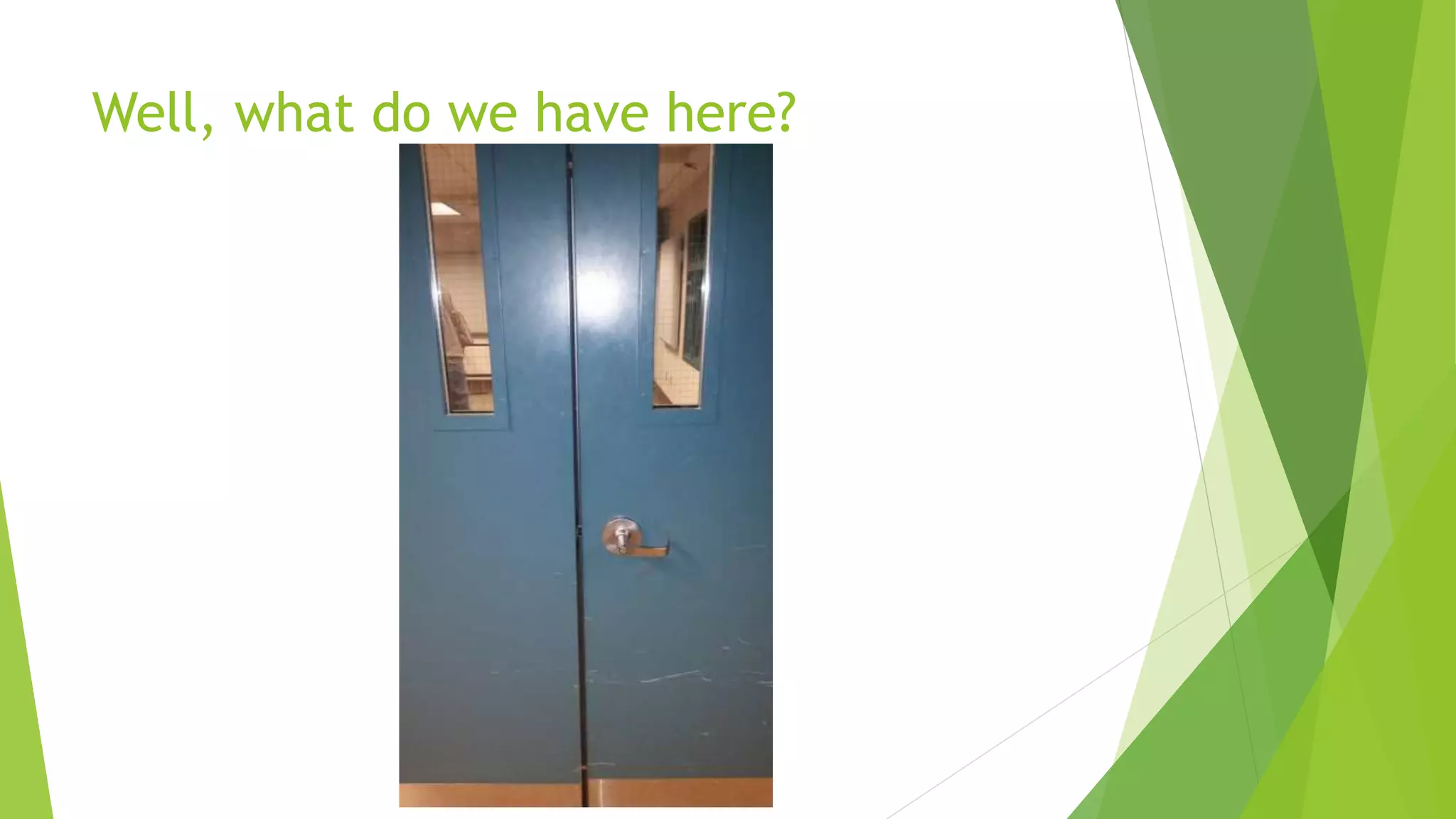 Well, what do we have here?
 