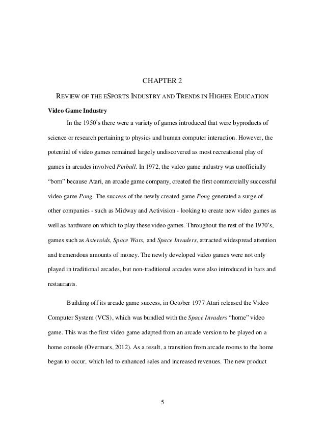 Esports college essay image