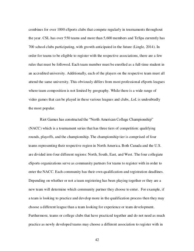 example of a literature essay history