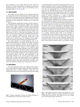 Recent Developments in Friction Stir Welding of Al alloys | PDF