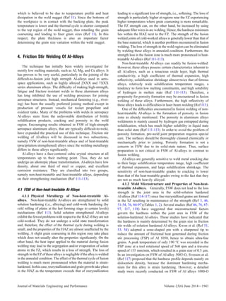 Recent Developments in Friction Stir Welding of Al alloys | PDF