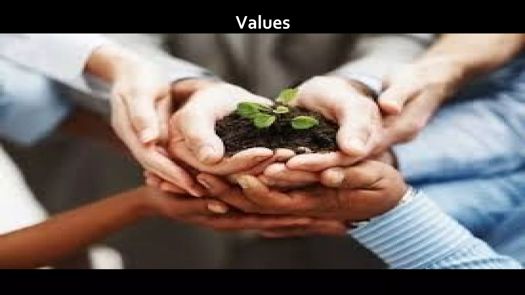 Values
 
