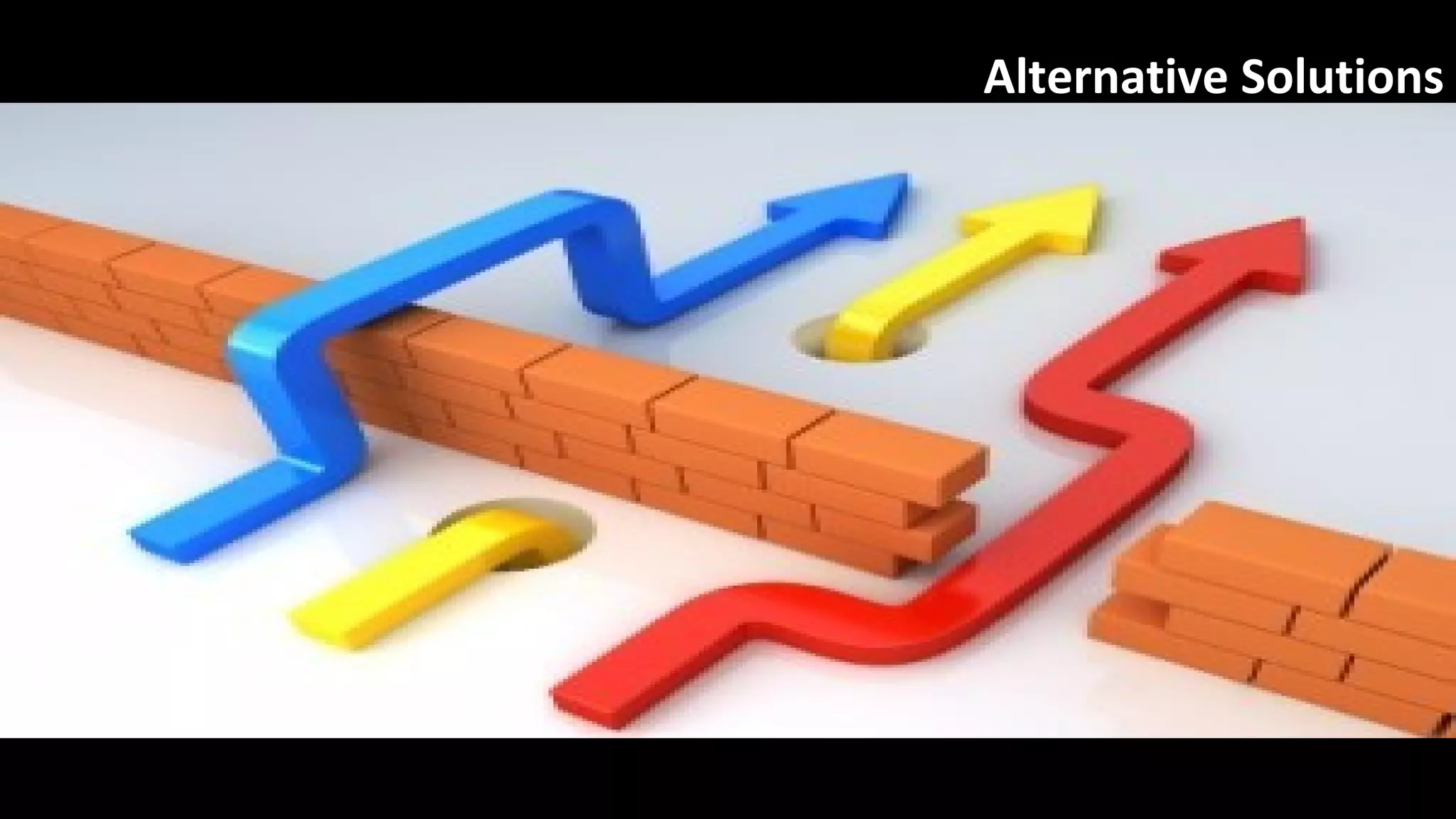 Alternative Solutions
 