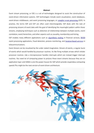 Event Stream Processing SAP | PDF