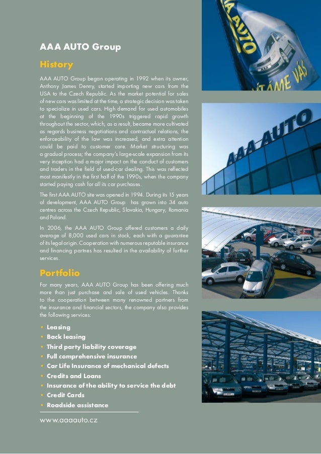 Aaa Car Loans >> Corporate Brochure Aaa Auto Group N V 1 Aaa Car Loans >> Corporate Brochure Aaa Auto Group N V 1