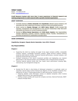 CV- Vinay Gaba | DOCX