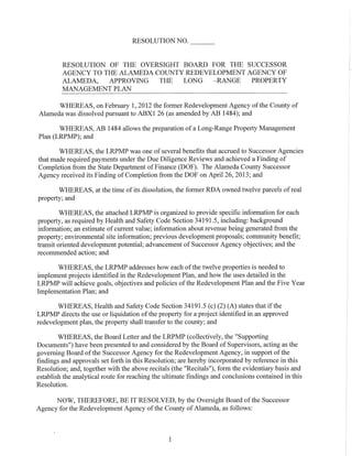 Long Range Property Management Plan