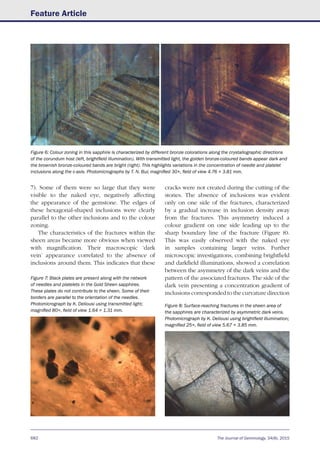 GEM A magazine on Goldsheen Sapphires | PDF