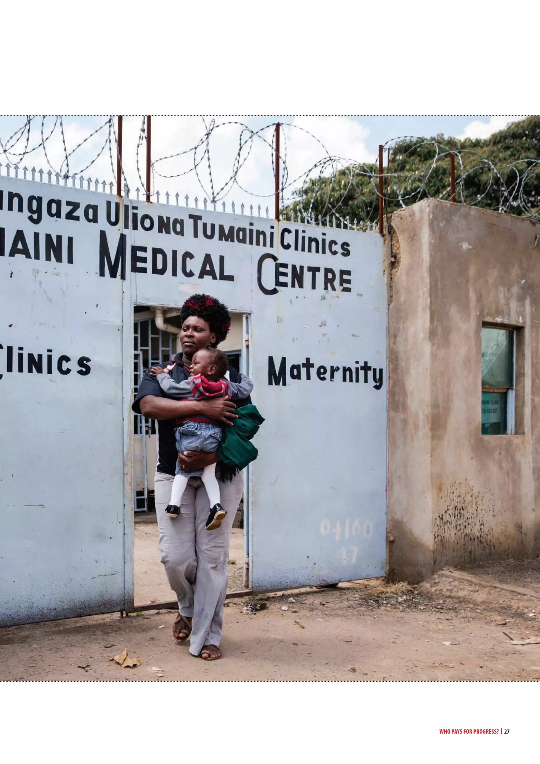 Who Pays for Progress? | 27
 