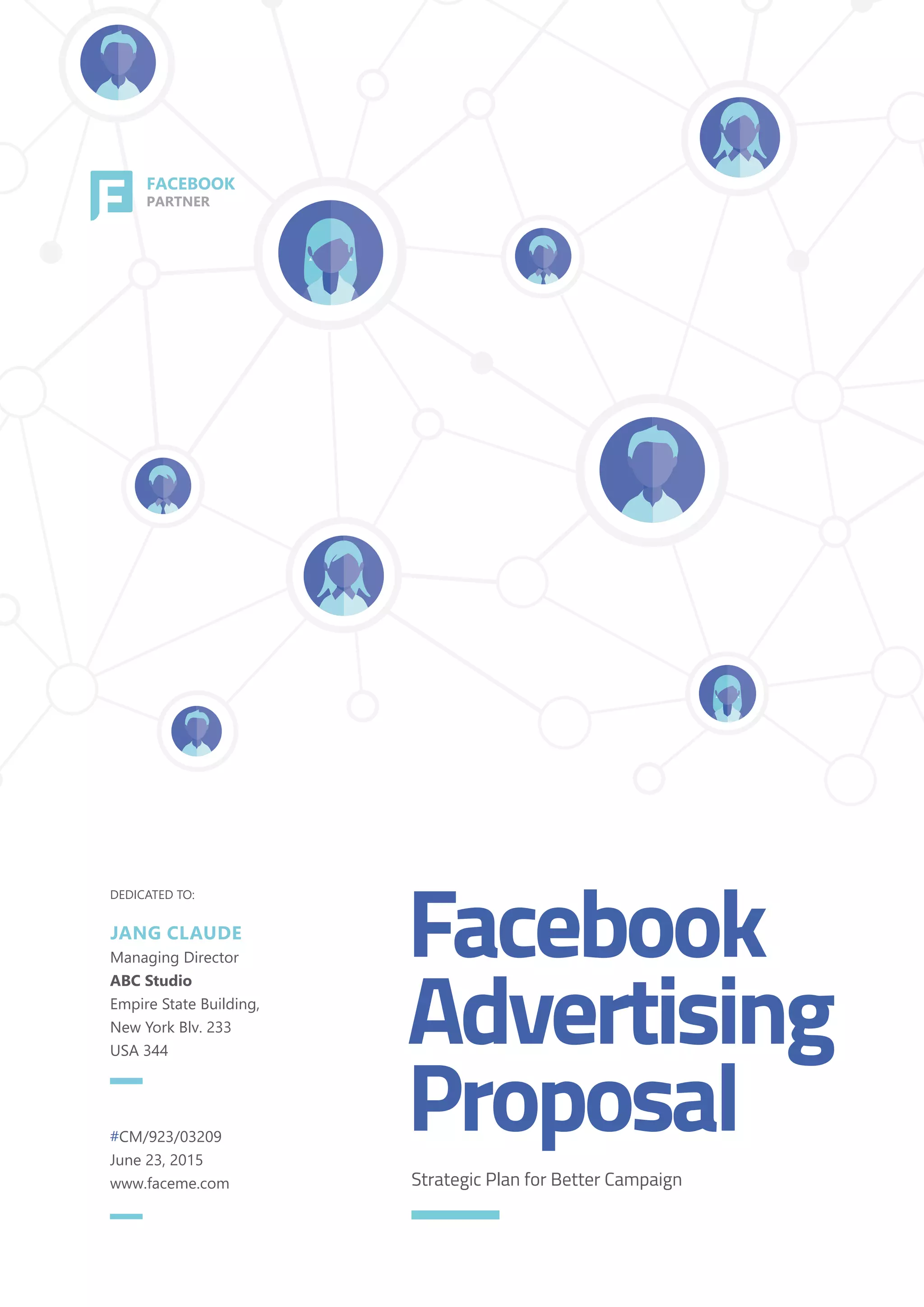 Facebook Marketing Proposal Template Preview PDF