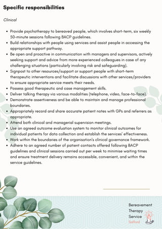 Placement Role Description | PDF