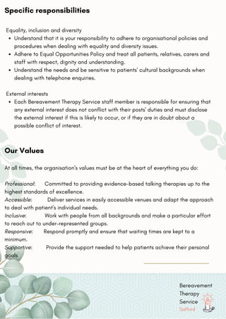 Placement Role Description | PDF