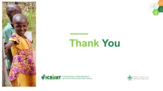 ICRISAT Global Planning Meeting 2019: CGIAR Research Program A4NH - ICRISAT & Nutrition