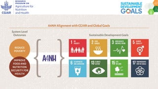 ICRISAT Global Planning Meeting 2019: CGIAR Research Program A4NH - ICRISAT & Nutrition