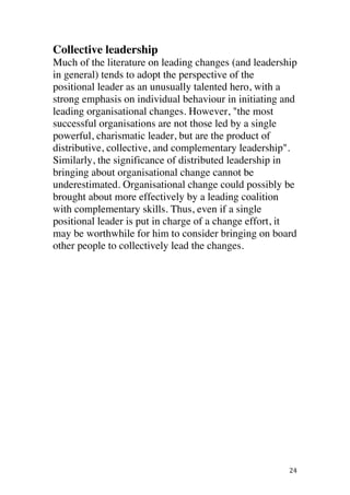 Organization development : Leadership | PDF