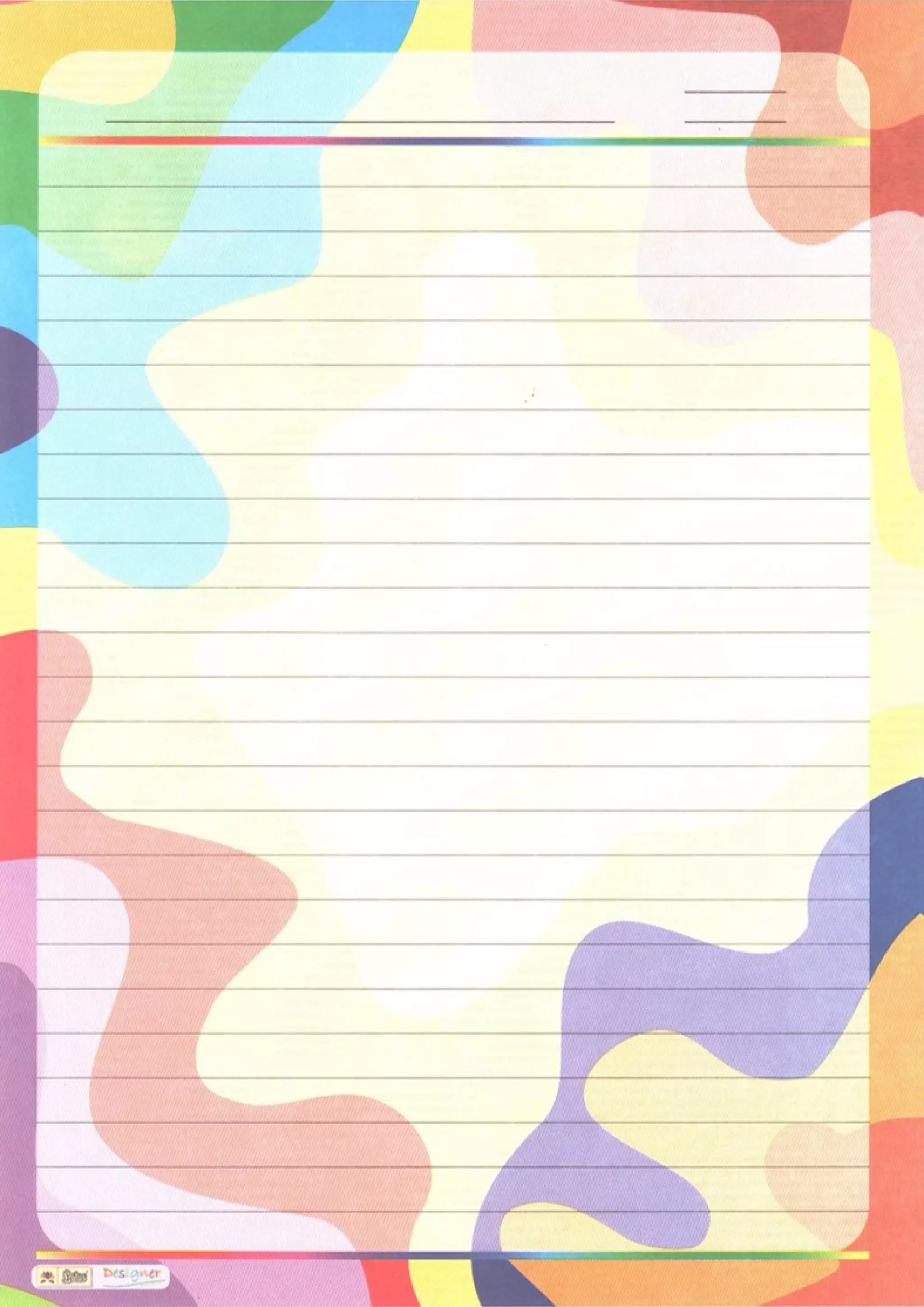 A4 Size Designer Project Sheets