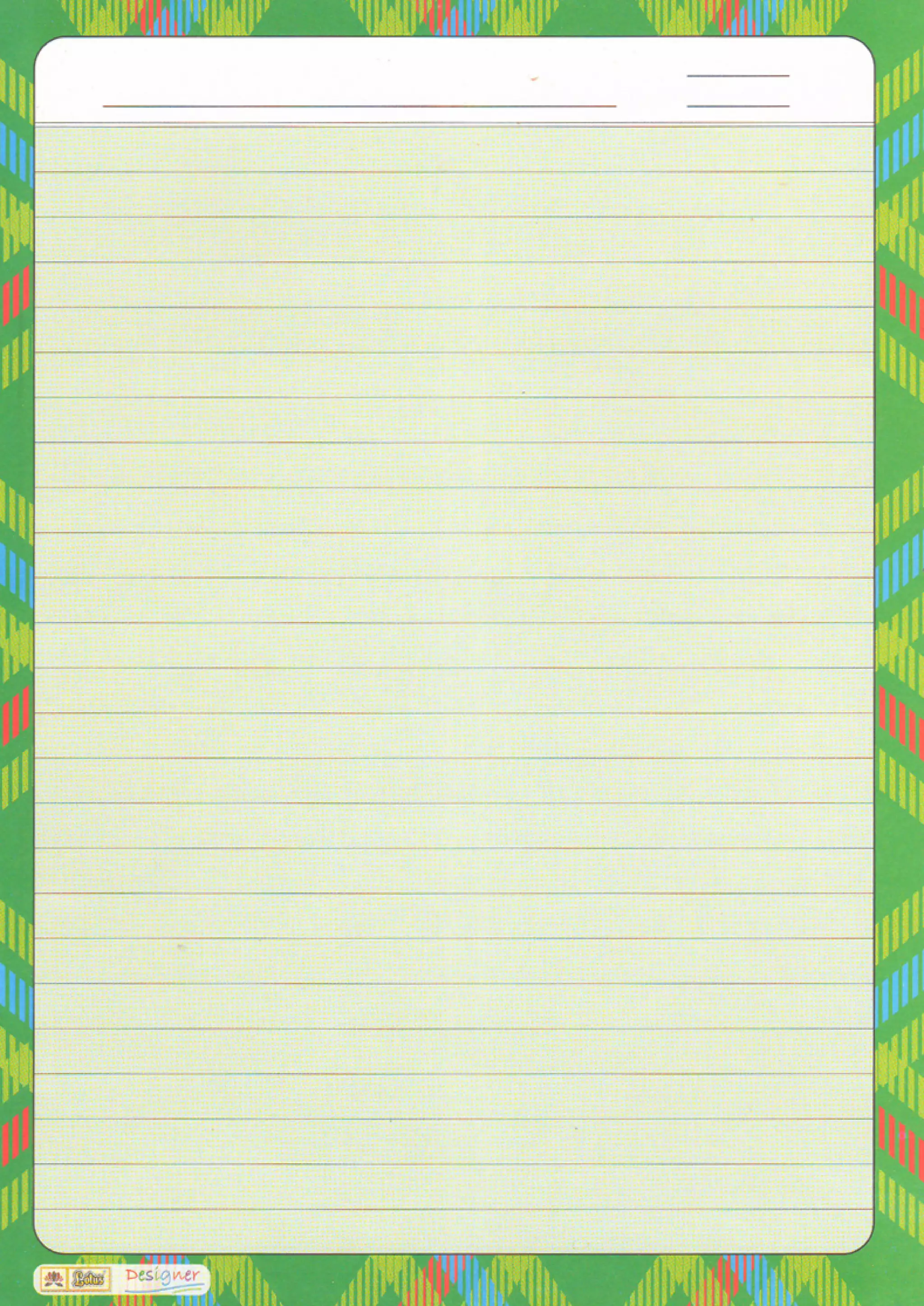 A4 Size Designer Project Sheets