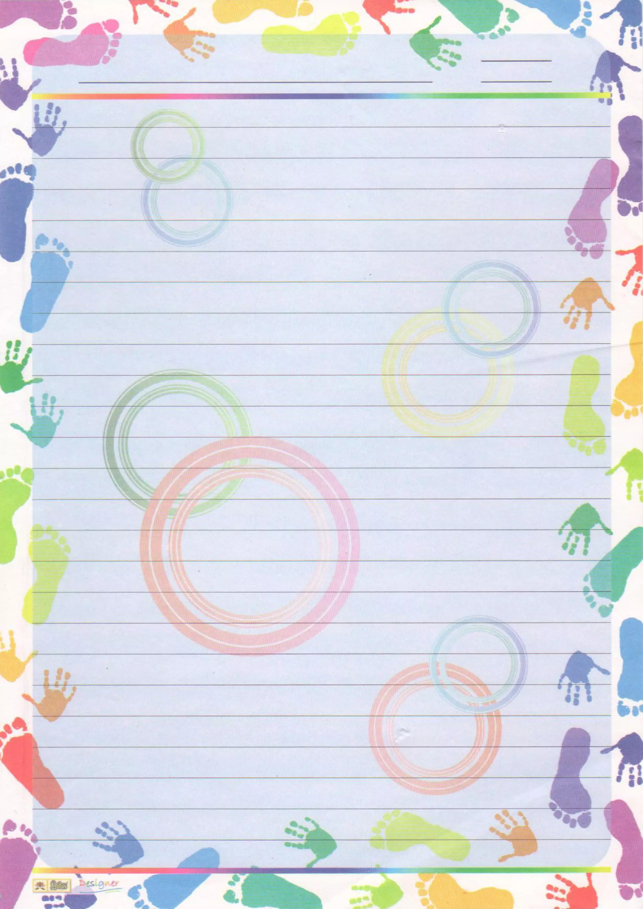 A4 Size Designer Project Sheets