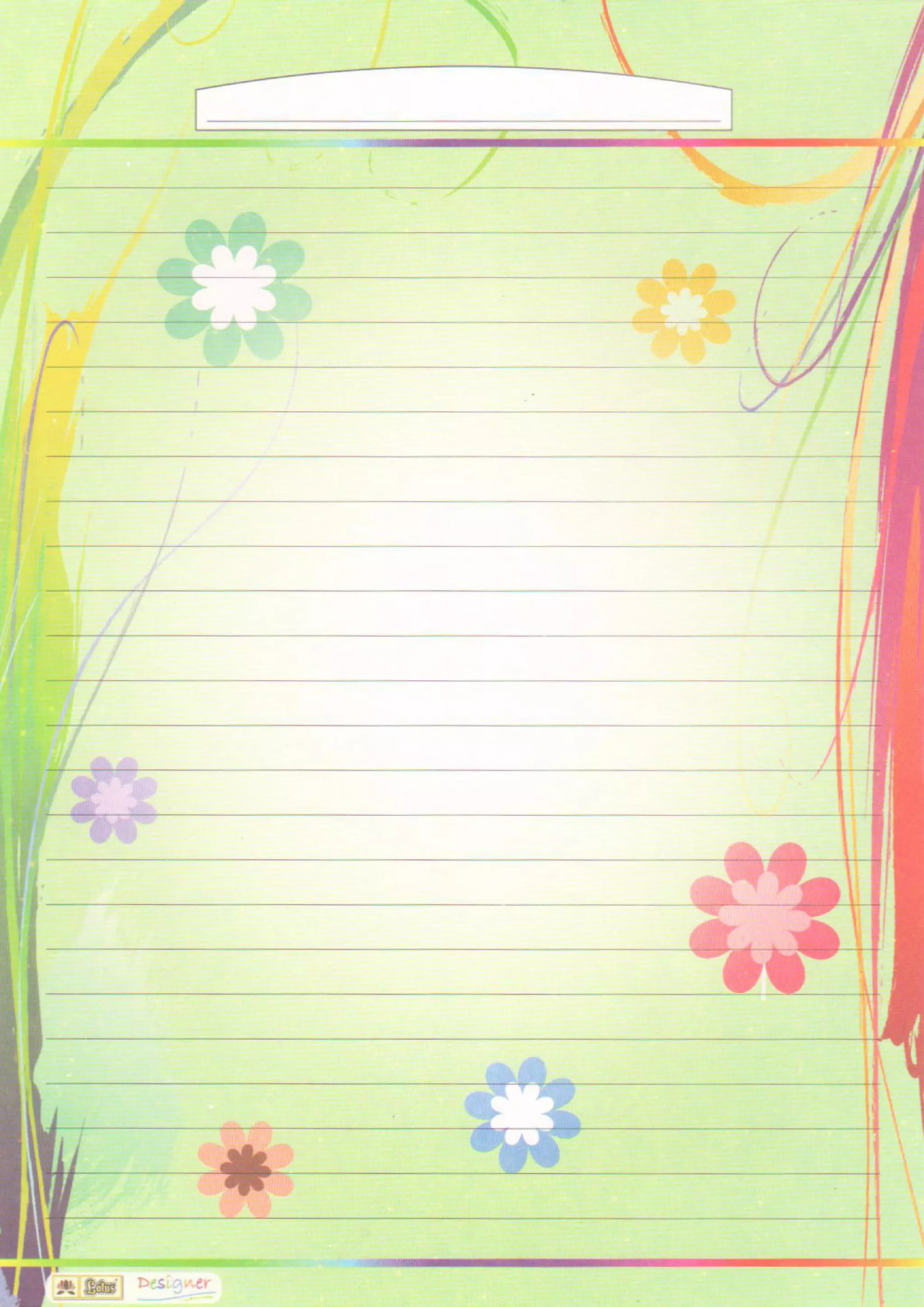 A4 Size Designer Project Sheets