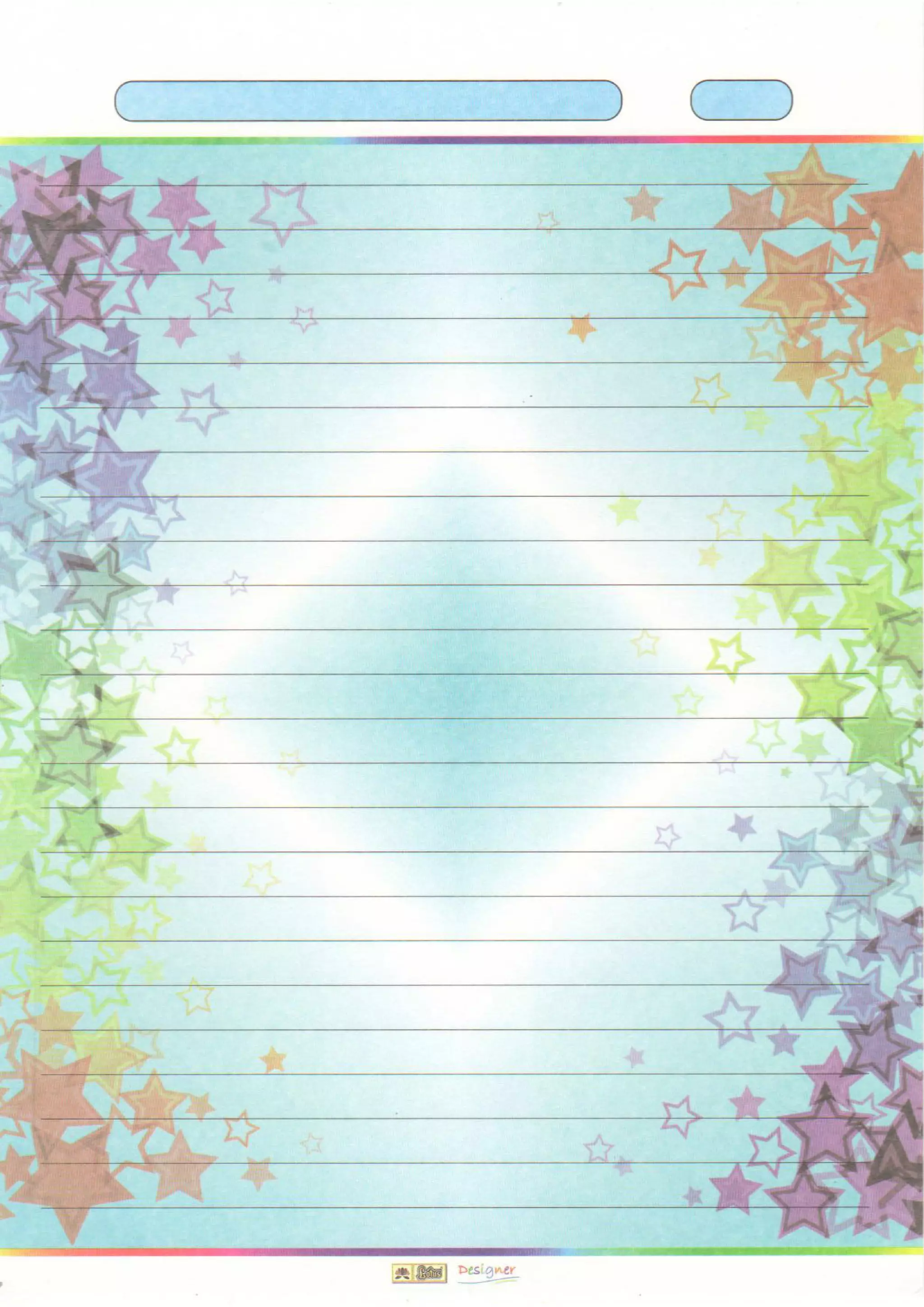 A4 Size Designer Project Sheets