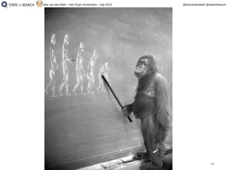 44
@basvandenbeld @stateofsearchBas van den Beld – A4U Expo Amsterdam - July 2013
 