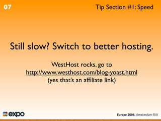WordPress Optimisation - A4UExpo