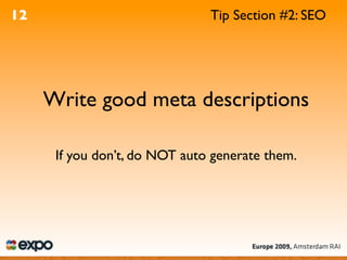 WordPress Optimisation - A4UExpo