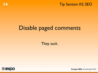 WordPress Optimisation - A4UExpo