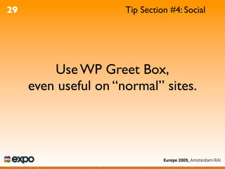 WordPress Optimisation - A4UExpo