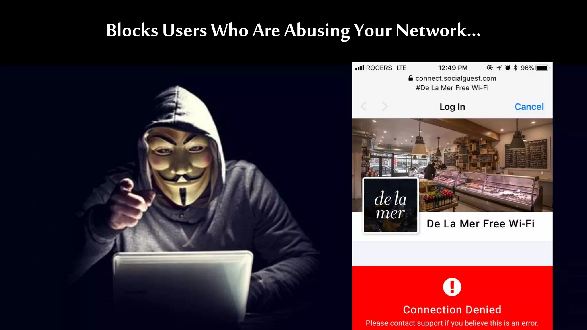 Blocks Users Who Are Abusing Your Network…
 