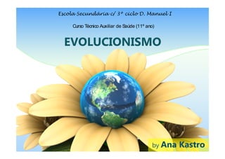 2 - Teorias evolucionistas Slide 1
